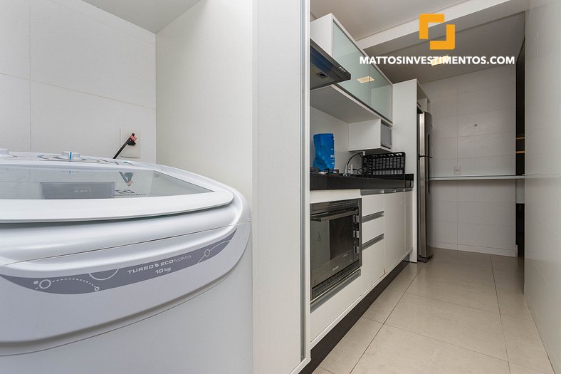 129-E Boulevard - 50m do mar & Frente Avenida - Com Jacuzzi