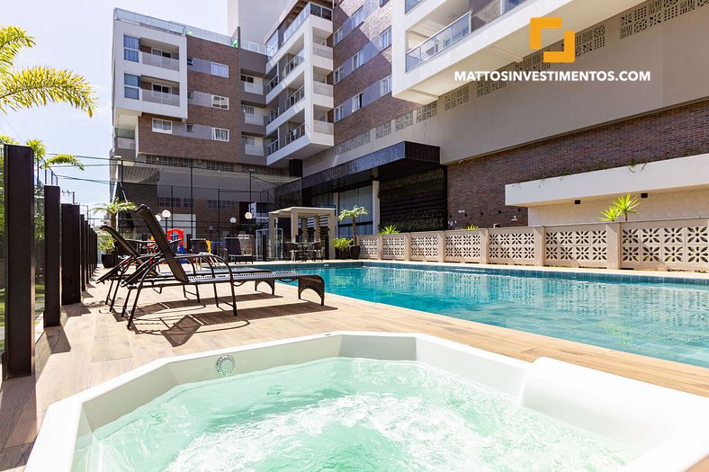 407-A Terrazo Club - Imóvel em Bombas, piscina y jacuzzi