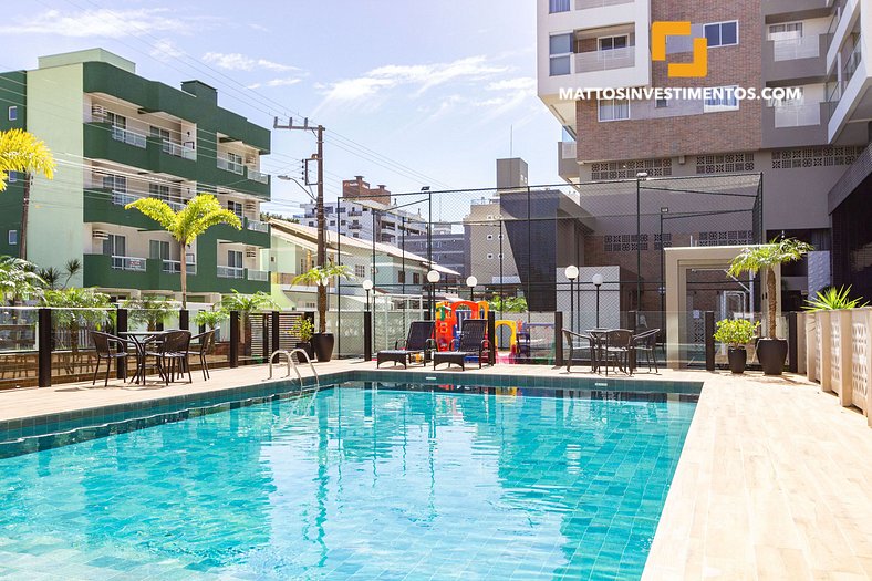 407-B Terrazo Club - Apartamento em Bombas com piscina