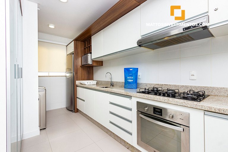 águas Azuis 403A - Lindo Apartamento Com 2 Suítes